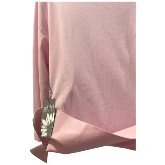 Habitat Rose Cotton Tunic Top S | Scoop Neck 3/4 Sleeve NWT - Picture 4 of 5
